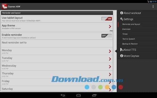 Tập thể dục bụng hàng ngày for Android