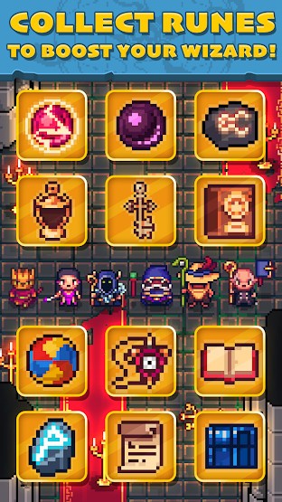 Thu thập Rune để tăng cường sức mạnh Pháp sư