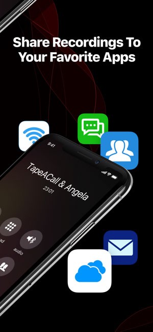 Chia sẻ bản ghi âm qua nhiều ứng dụng khác nhau