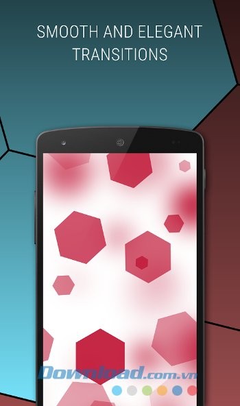 Tapet cung cấp hiệu ứng chuyển động mượt mà