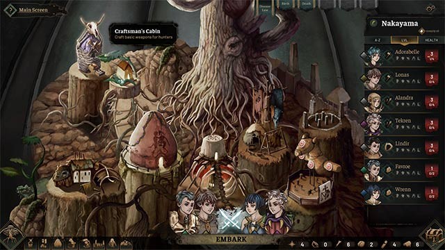 Lập một đội gồm các thợ săn quái vật và cùng nhau lên đường chinh phục thử thách