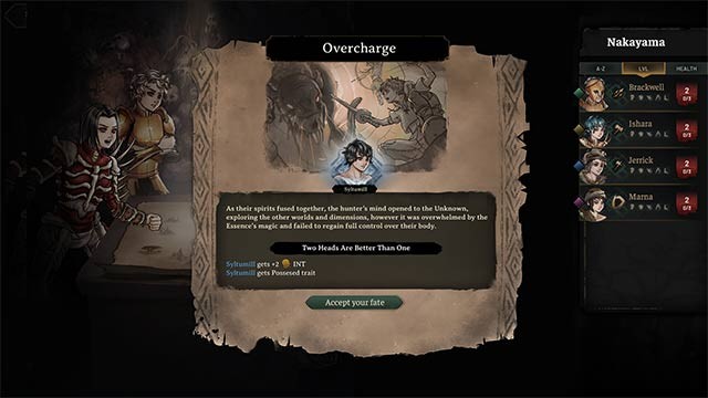 Trang bị kỹ năng và vũ khí, áo giáp cho mỗi thợ săn trước khi bước vào cuộc chiến thực sự