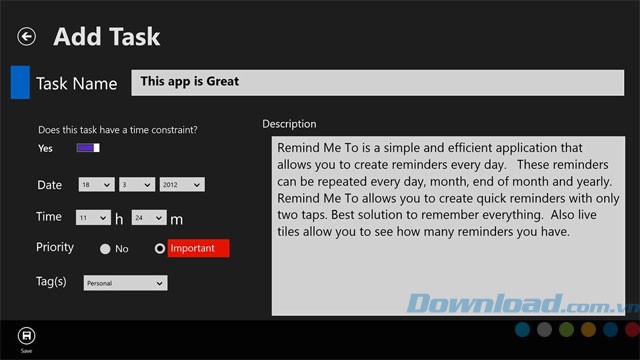 Tạo nhiệm vụ mới