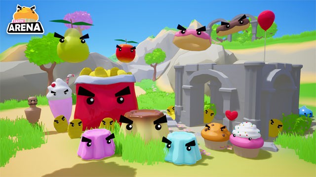 Mỗi đấu trường trong Tasty Arena game mang đến những kẻ thù và boss hoàn toàn mới