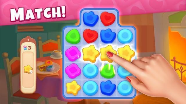 Giải các câu đố match-3 thú vị