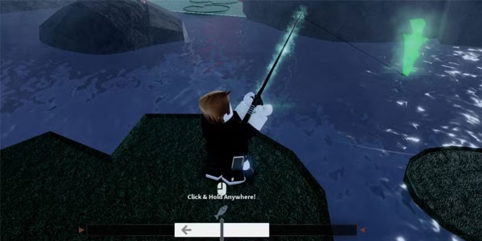 Dùng cần câu phù hợp sẽ tăng cơ hội câu được cá đột biến trong Roblox Fisch