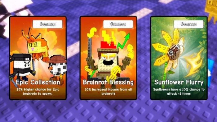 Plants vs Brainrots: Danh sách đầy đủ các thẻ bài và công dụng