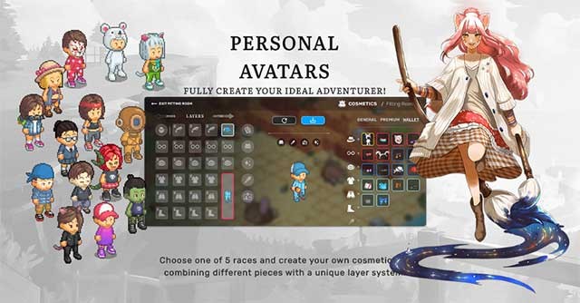 Bạn có thể hoán đổi các nhân vật tùy thuộc vào các hoạt động mà bạn đang làm