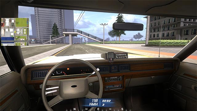 Chơi game Taxi Simulator in City ở góc nhìn thứ nhất hoặc thứ 3