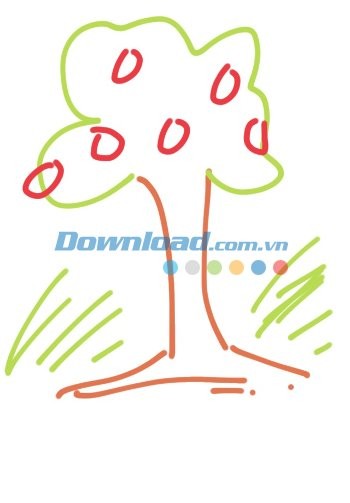 Tranh vẽ hoàn chỉnh