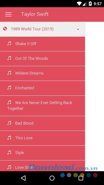 Taylor Swift Lyrics cho Android