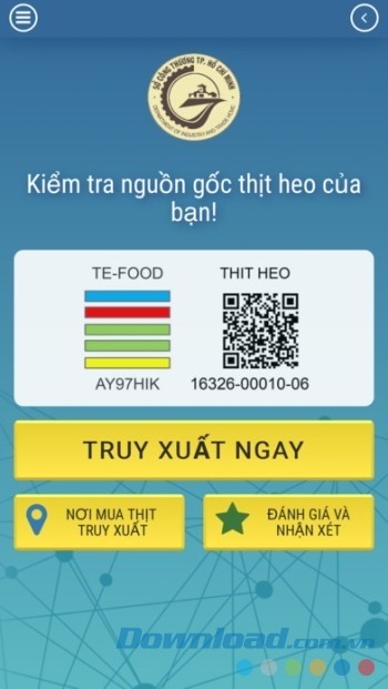 Kiểm tra nguồn gốc thịt heo của bạn