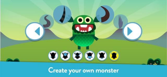 Bé tự tạo quái vật của mình trong Teach Your Monster to Read
