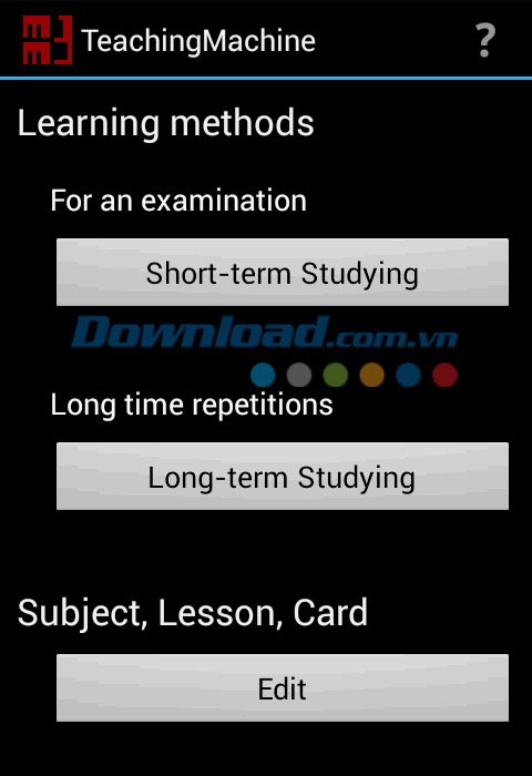 TeachingMachine Vocab-Builder for Android