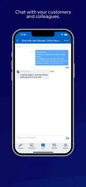 Trò chuyện với tính năng chat