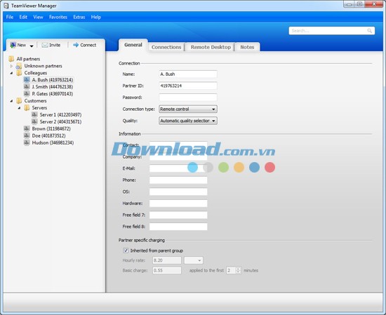 Lưu chi tiết thông tin khách hàng