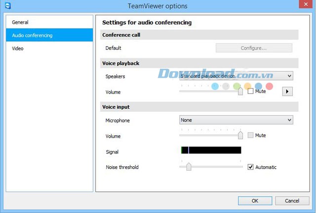 Tùy chỉnh audio và video