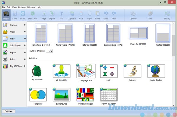 Giao diện của Tech4Learning Pixie