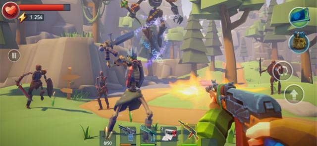 Bắn súng tiêu diệt zombie và các kẻ thù