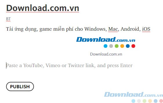 Nhúng video vào bài viết