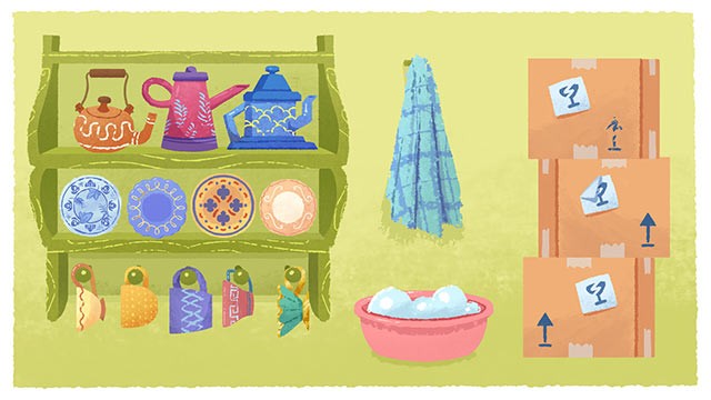 Trò chơi Tell Me Your Story kể câu chuyện bằng những bức tranh minh họa đơn giản nhưng giàu cảm xúc, trên nền nhạc du dương