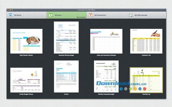Templates for MS Office (Mac)