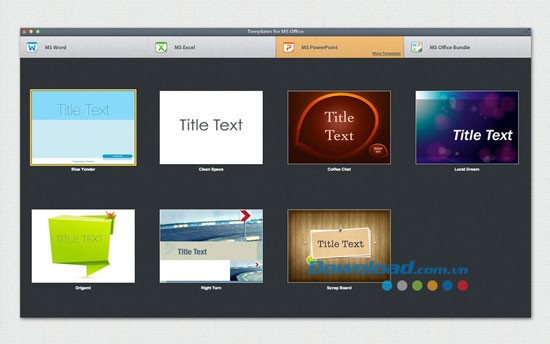 Templates for MS Office (Mac)