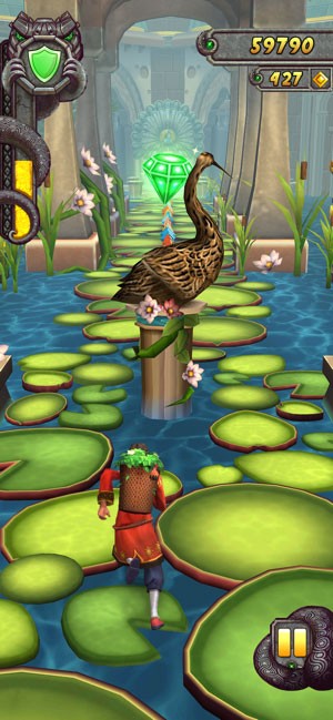 Rất nhiều cạm bẫy đang chờ bạn trong game Temple Run 2