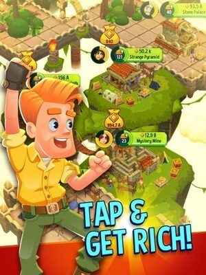 Temple Run Idle Explorers là trò chơi chiến lược clicker nhàn rỗi