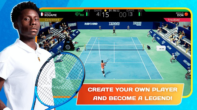 Xây dựng tay vợt của bạn và trở thành huyền thoại trong game Tennis Manager 25 - MY PLAYER