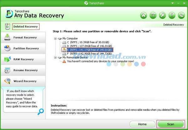 Tenorshare Any Data Recovery Free