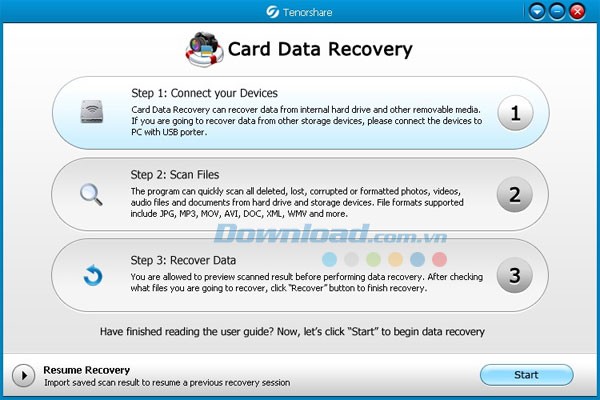 Tenorshare Card Data Recovery