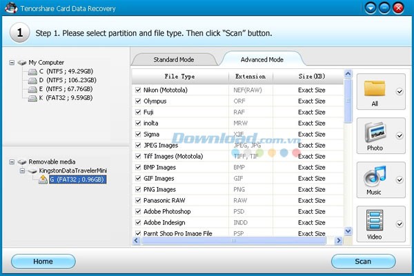 Tenorshare Card Data Recovery