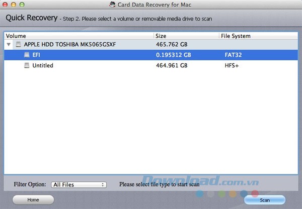 Tenorshare Card Data Recovery cho Mac