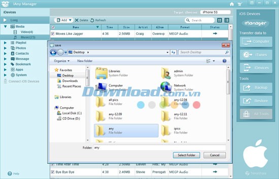 Tenorshare iAny Manager