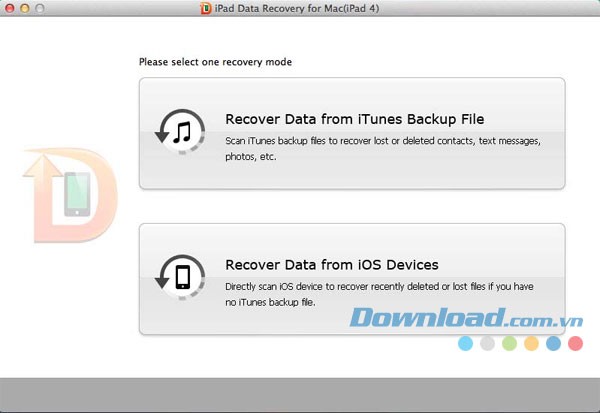 Tenorshare iPad Data Recovery for Mac