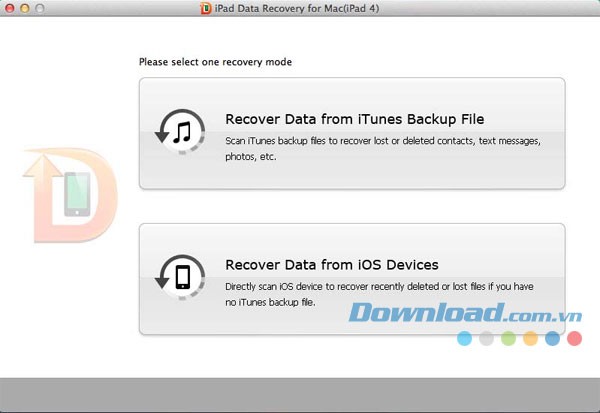 Tenorshare iPad Data Recovery for Mac