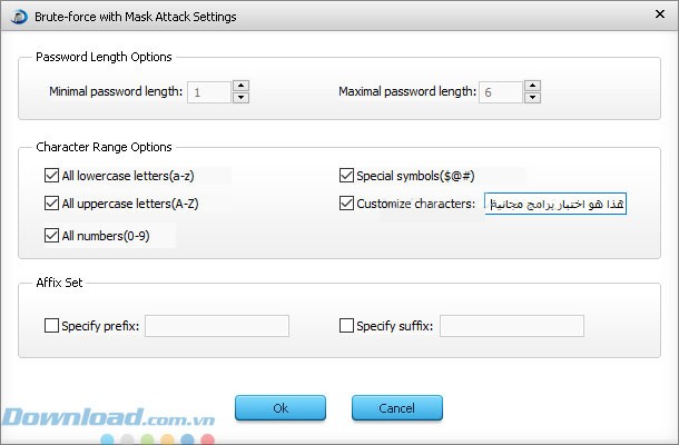 Các kiểu khôi phục khác nhau