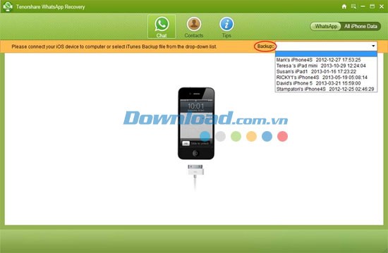 Tenorshare WhatsApp Recovery