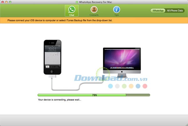 Tenorshare WhatsApp Recovery cho Mac