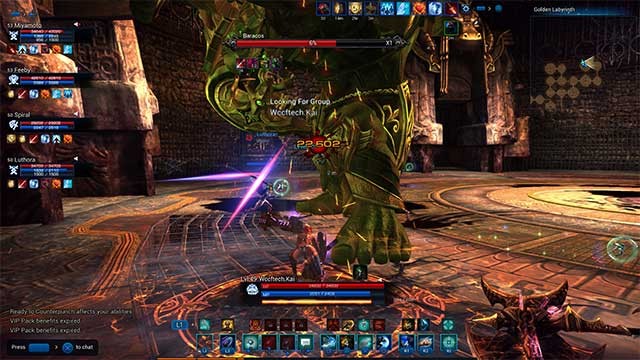 Tận dụng kỹ năng và sức mạnh của từng lớp nhân vật