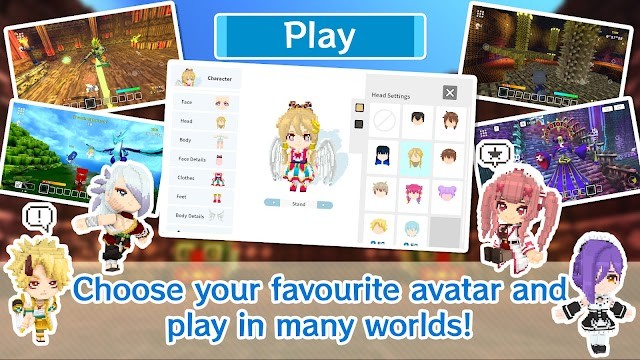 Tạo ra nhân vật yêu thích và thỏa sức chơi trong các thế giới