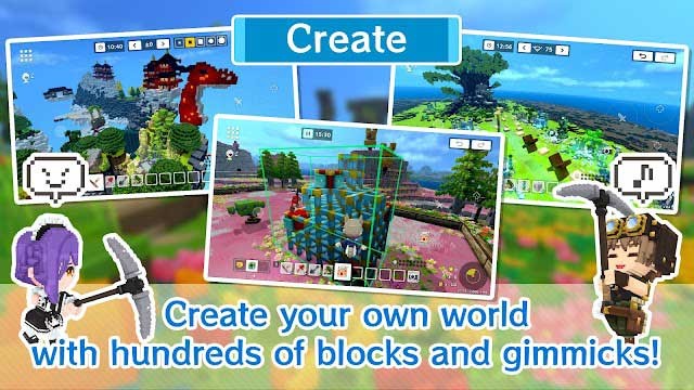 Tạo ra thế giới của riêng bạn trong TERAVIT từ hàng chục loại khối khác nhau