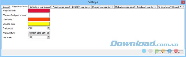 Một số lựa chọn cài đặt
