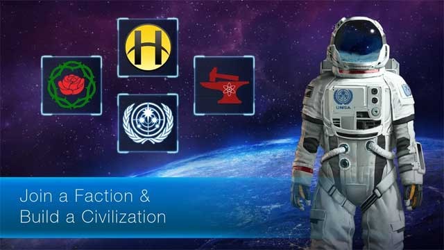 Gia nhập một trong bốn phe và xây dựng nền văn minh của riêng bạn