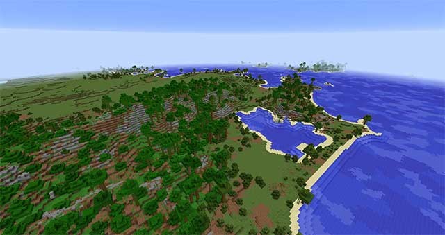 Khám phá nhiều địa điểm sơ khai và rộng lớn của Terrarium Mod