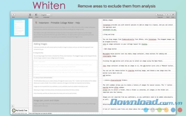 Tessa OCR cho Mac phân tích văn bản và tác nội dung cần thiết khỏi văn bản
