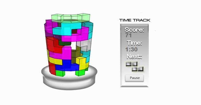 Tetris 3D là một biến thể mới độc đáo của game xếp gạch cổ điển Tetris