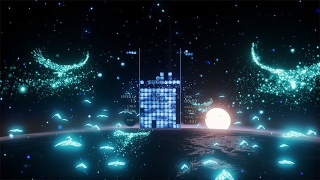 Hiệu ứng âm thanh đỉnh cao làm tăng hứng thú chơi game Tetris Effect