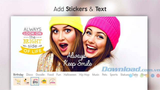 Chèn chữ vào ảnh